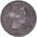 Moneda, España, Isabel II, 20 Réales, 1857, Madrid, BC+, Plata, KM:609.2