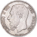 Coin, Belgium, Leopold II, 5 Francs, 5 Frank, 1871, Brussels, VF(30-35), Silver