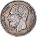 Coin, Belgium, Leopold II, 5 Francs, 5 Frank, 1871, Brussels, VF(30-35), Silver