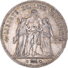 Monnaie, France, Hercule, 5 Francs, 1875, Paris, TTB+, Argent, Gadoury:745a