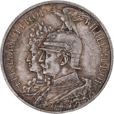 Moneta, Stati tedeschi, PRUSSIA, Wilhelm II, 2 Mark, 1901, Berlin, BB, Argento