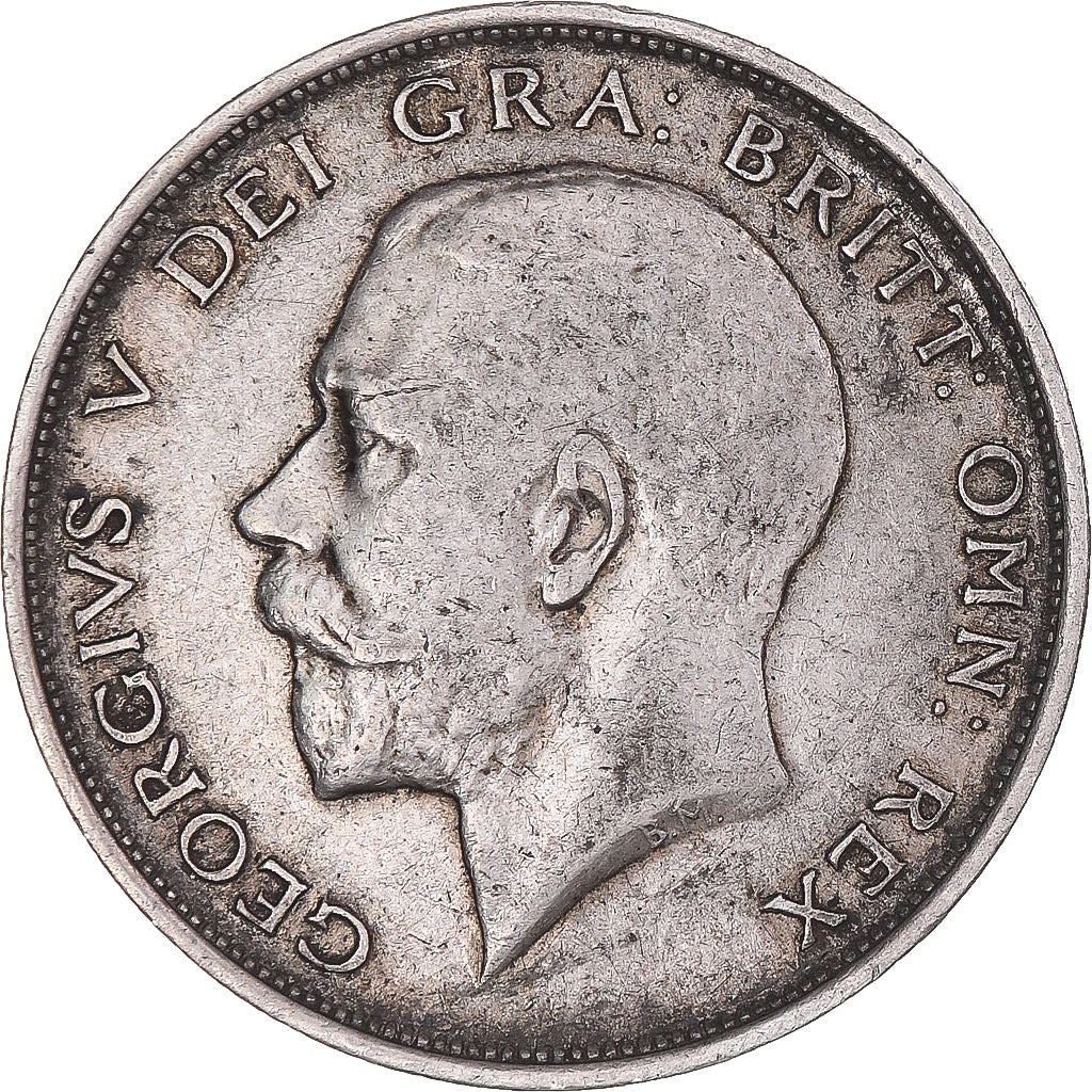 Coin, Great Britain, George V, 1/2 Crown, 1911, EF(40-45), Silver, KM:818.1
