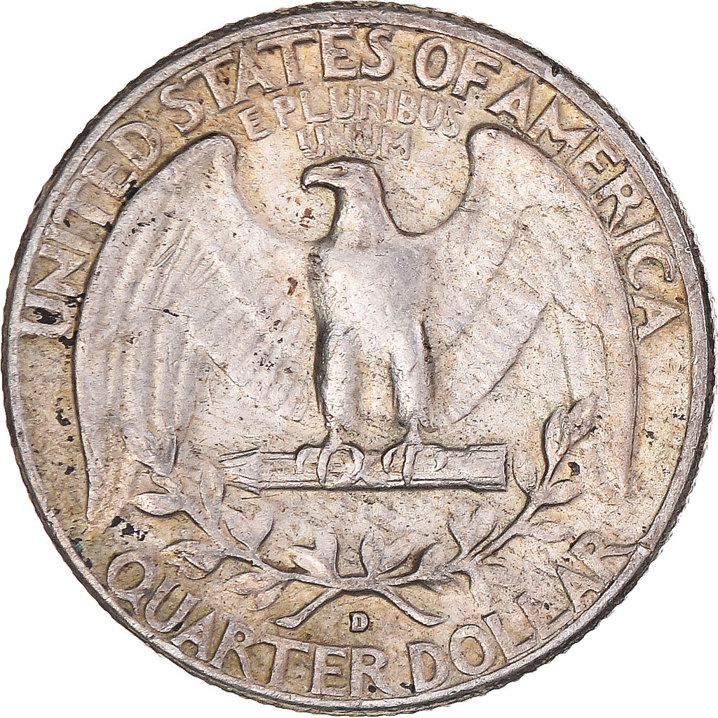 Coin, United States, Washington, Quarter, 1964, Denver, AU(50-53), Silver