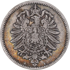 Coin, GERMANY - EMPIRE, Wilhelm I, Mark, 1876, Berlin, VF(20-25), Silver, KM:7