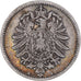 Coin, GERMANY - EMPIRE, Wilhelm I, Mark, 1876, Berlin, VF(20-25), Silver, KM:7