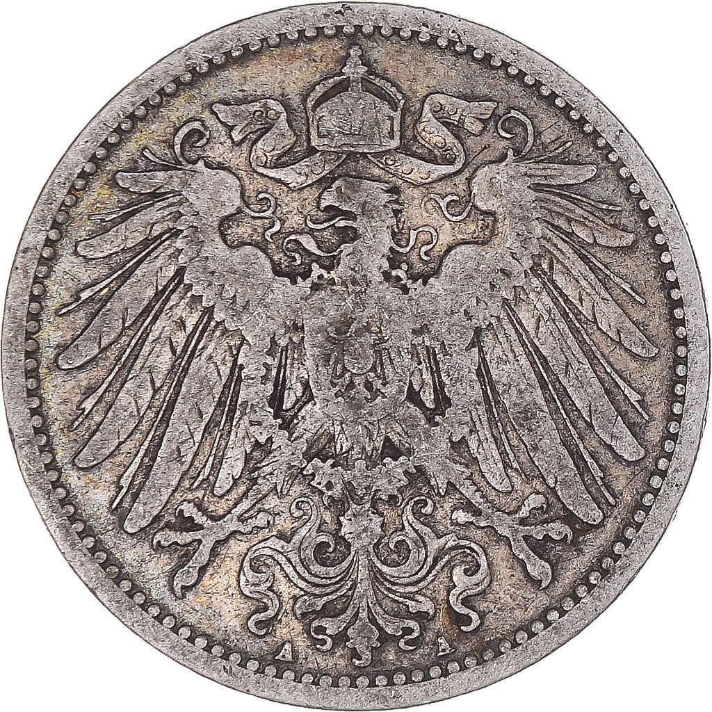 Coin, GERMANY - EMPIRE, Wilhelm II, Mark, 1892, Berlin, EF(40-45), Silver, KM:14