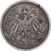 GERMANY - EMPIRE, 1/2 Mark, 1918, Berlin, Silver, AU(50-53), KM:17