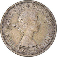Coin, Australia, Elizabeth II, Florin, 1956, Melbourne, AU(50-53), Silver, KM:60