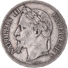 Moneta, Francja, Napoleon III, 5 Francs, 1867, Paris, VF(30-35), Srebro