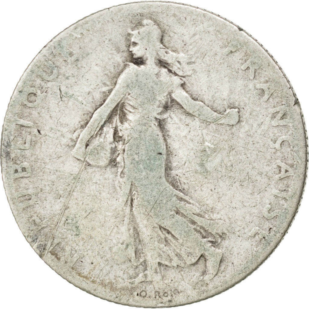 FRANCE, Semeuse, 50 Centimes, 1898, Paris, KM #854, F(12-15), Silver, 18.1,...