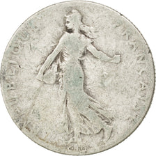 FRANCE, Semeuse, 50 Centimes, 1898, Paris, KM #854, F(12-15), Silver, 18.1,...