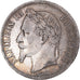 Moneda, Francia, Napoleon III, 5 Francs, 1867, Paris, MBC, Plata, KM:799.1