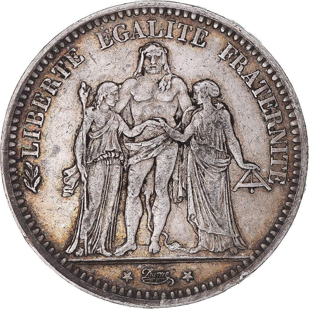 Münze, Frankreich, Hercule, 5 Francs, 1873, Paris, SS, Silber, KM:820.1