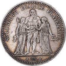 Münze, Frankreich, Hercule, 5 Francs, 1873, Paris, SS, Silber, KM:820.1