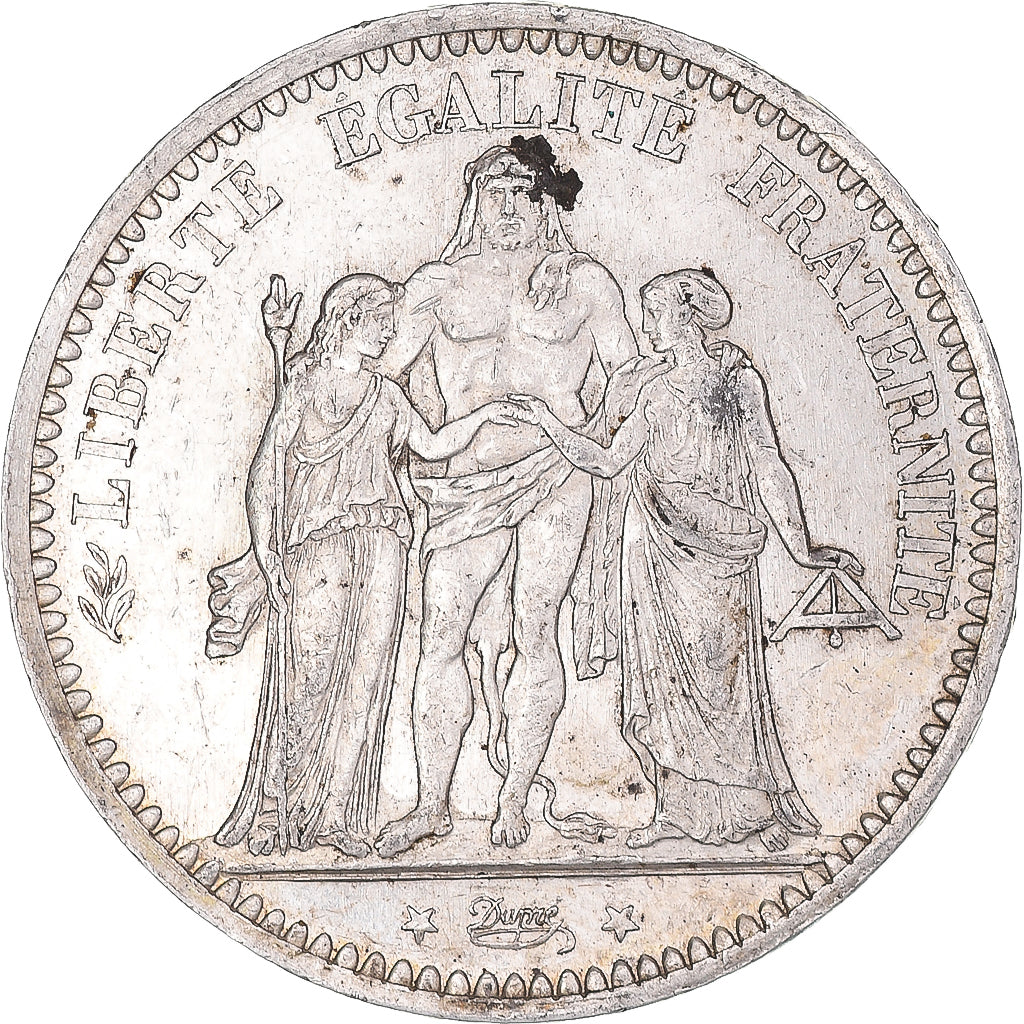 Coin, France, Hercule, 5 Francs, 1873, Paris, AU(50-53), Silver, KM:820.1