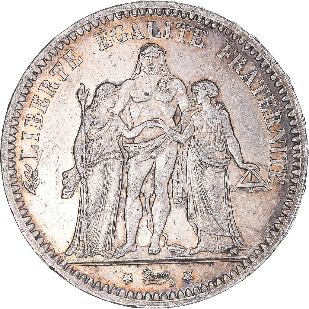 Coin, France, Hercule, 5 Francs, 1873, Paris, AU(50-53), Silver, KM:820.1