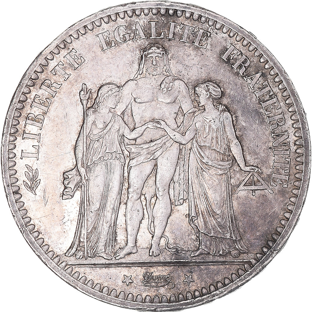 Coin, France, Hercule, 5 Francs, 1873, Paris, AU(50-53), Silver, KM:820.1