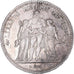 Coin, France, Hercule, 5 Francs, 1873, Paris, AU(50-53), Silver, KM:820.1