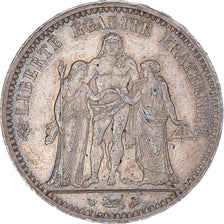 Coin, France, Hercule, 5 Francs, 1873, Paris, AU(55-58), Silver, KM:820.1