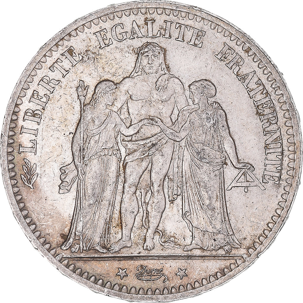 Coin, France, Hercule, 5 Francs, 1873, Paris, AU(55-58), Silver, KM:820.1