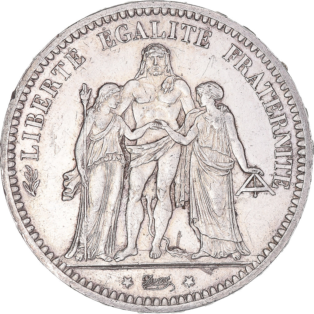 Coin, France, Hercule, 5 Francs, 1873, Paris, AU(55-58), Silver, KM:820.1