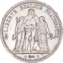 Coin, France, Hercule, 5 Francs, 1873, Paris, AU(55-58), Silver, KM:820.1