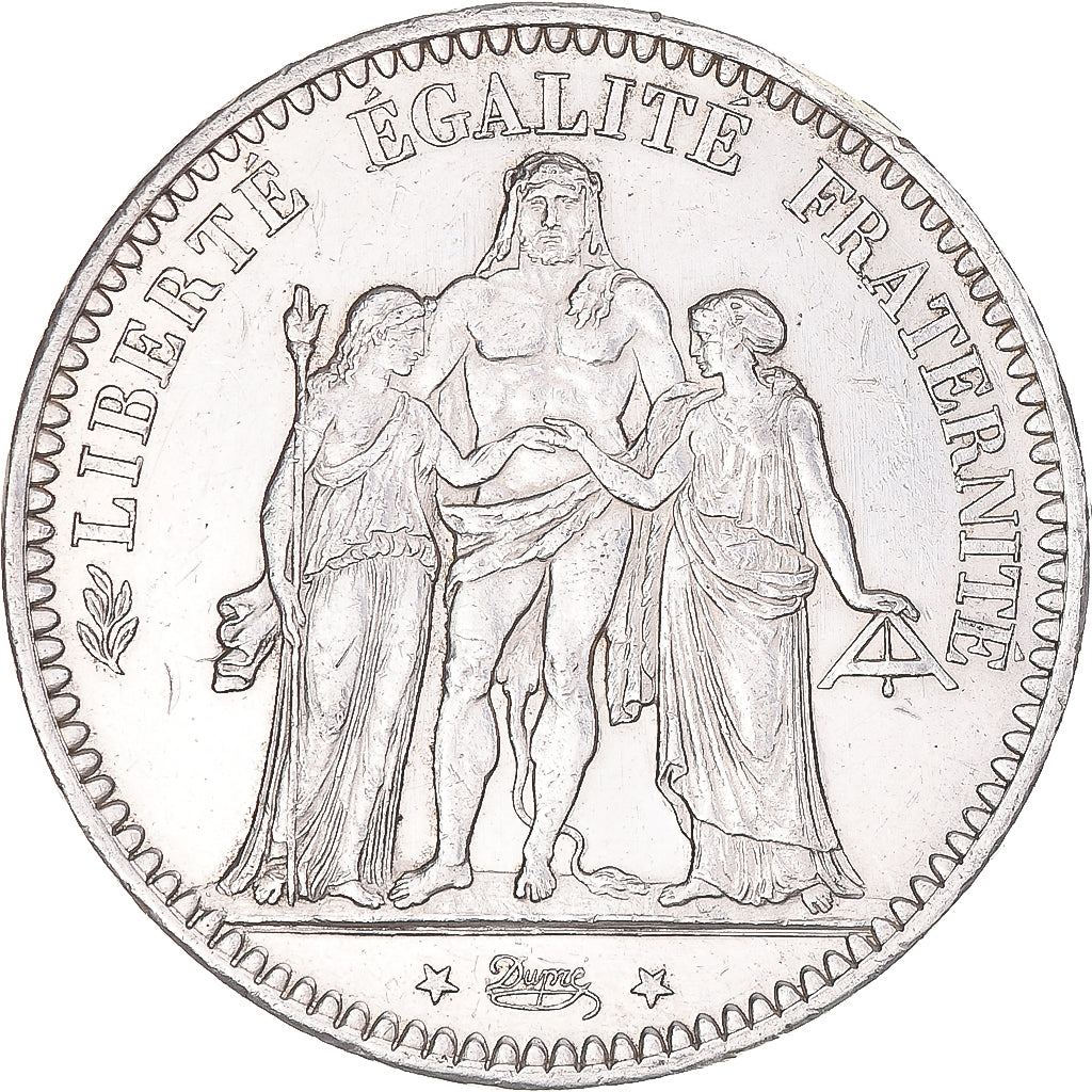 Coin, France, Hercule, 5 Francs, 1873, Paris, AU(55-58), Silver, KM:820.1