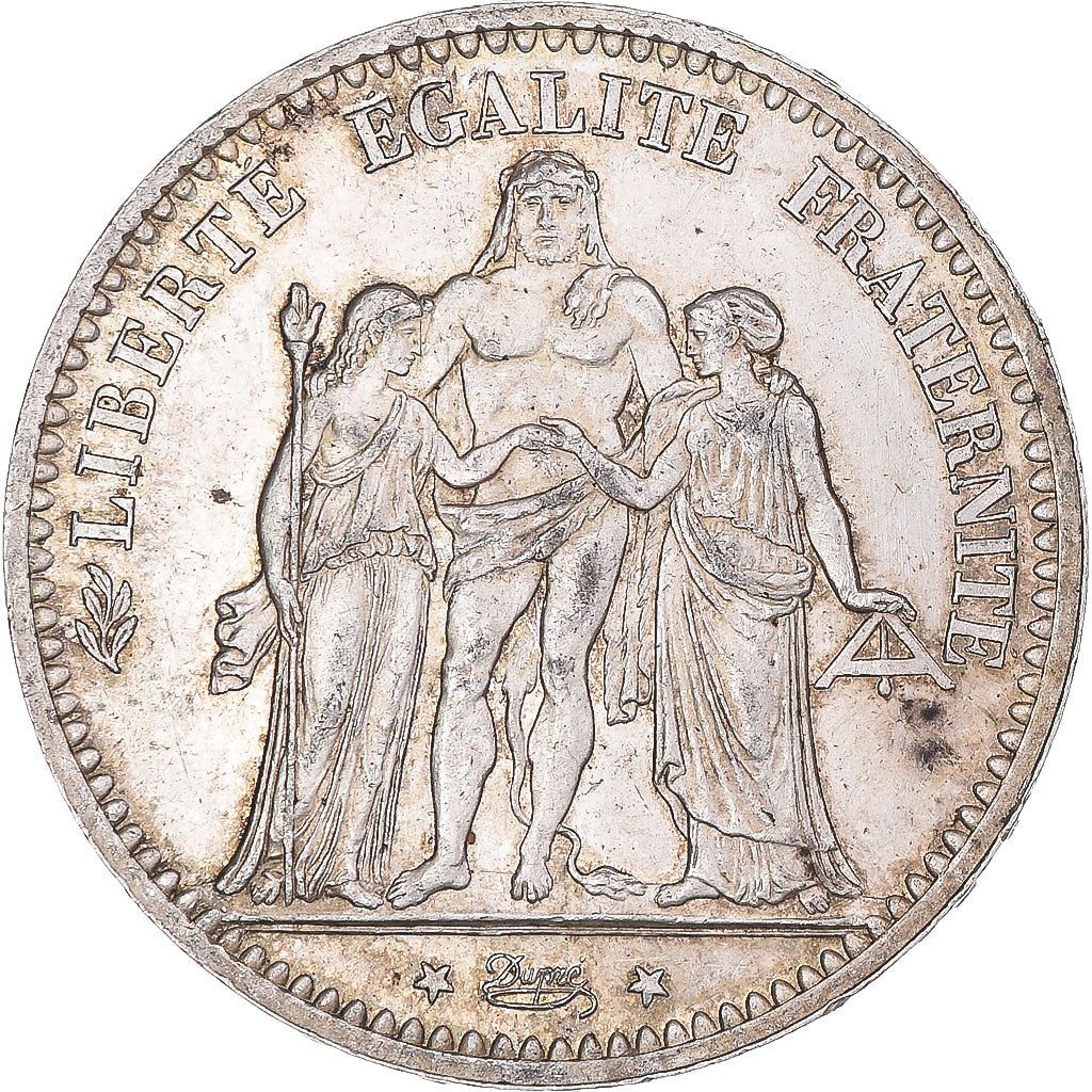 Coin, France, Hercule, 5 Francs, 1874, Paris, AU(55-58), Silver, KM:820.1