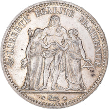 Coin, France, Hercule, 5 Francs, 1874, Paris, AU(55-58), Silver, KM:820.1