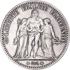 Coin, France, Hercule, 5 Francs, 1874, Paris, AU(50-53), Silver, KM:820.1