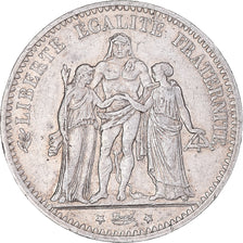Coin, France, Hercule, 5 Francs, 1875, Paris, VF(30-35), Silver, KM:820.1