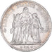 Coin, France, Hercule, 5 Francs, 1876, Paris, EF(40-45), Silver, KM:820.1