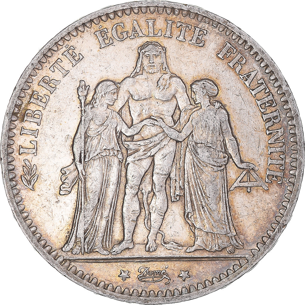 Monnaie, France, Hercule, 5 Francs, 1876, Paris, TTB, Argent, KM:820.1