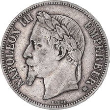 Monnaie, France, Napoléon III, 5 Francs, 1867, Strasbourg, TTB, Argent