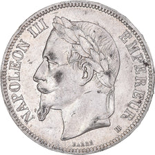 Monnaie, France, Napoléon III, 5 Francs, 1867, Strasbourg, TTB+, Argent