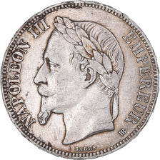 Coin, France, Napoleon III, 5 Francs, 1868, Strasbourg, VF(30-35), Silver