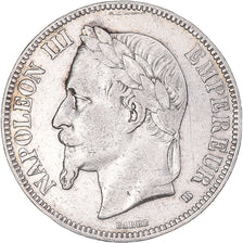 Coin, France, Napoleon III, 5 Francs, 1868, Strasbourg, VF(20-25), Silver