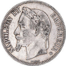 Coin, France, Napoléon III, 5 Francs, 1869, Strasbourg, VF(30-35), Silver