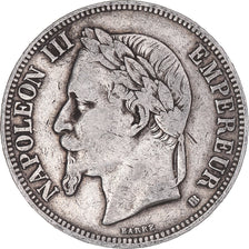 Coin, France, Napoléon III, 5 Francs, 1869, Strasbourg, VF(30-35), Silver