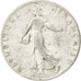 Moneta, Francia, Semeuse, 50 Centimes, 1907, BB, Argento, KM:854, Gadoury:420