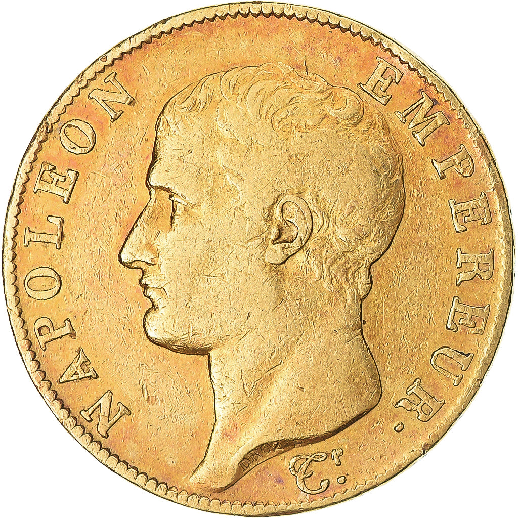Münze, Frankreich, Napoleon I, 40 Francs, AN 13, Paris, S+, Gold, KM:664.1, Le
