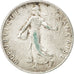 Moneta, Francja, Semeuse, 50 Centimes, 1908, EF(40-45), Srebro, KM:854