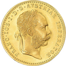 Munten, Oostenrijk, Franz Joseph I, Ducat, 1915, Restrike, UNC-, Goud, KM:2267