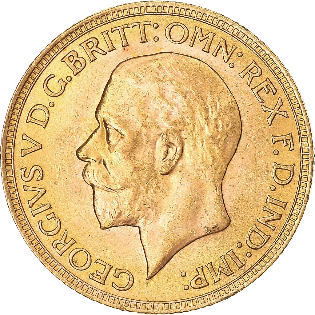 Coin, South Africa, George V, Sovereign, 1930, MS(60-62), Gold, KM:A22