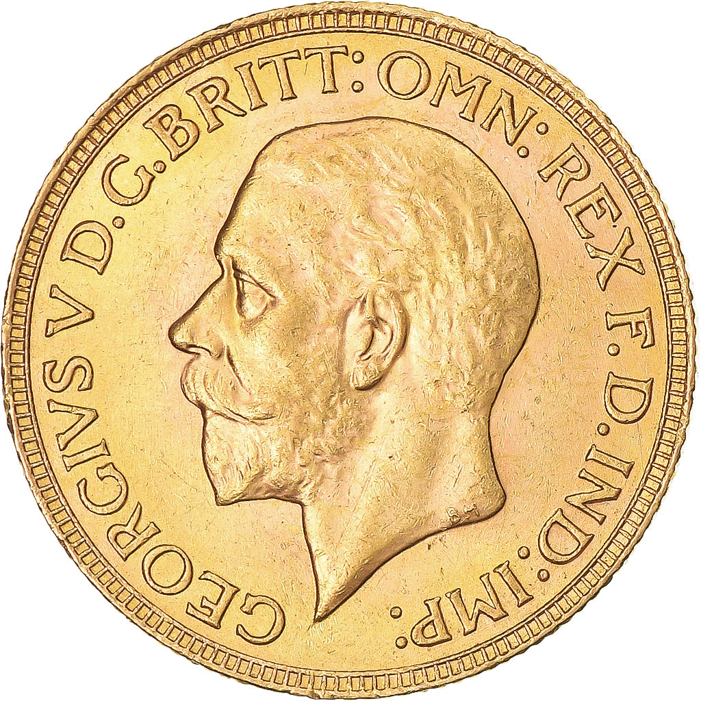 Moneda, Sudáfrica, George V, Sovereign, 1930, EBC+, Oro, KM:A22