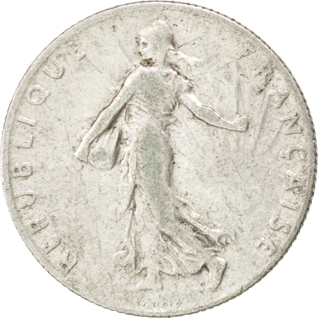 Coin, France, Semeuse, 50 Centimes, 1909, EF(40-45), Silver, KM:854, Gadoury:420