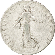 Moneta, Francia, Semeuse, 50 Centimes, 1909, BB, Argento, KM:854, Gadoury:420
