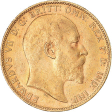 Moneta, Australia, Edward VII, Sovereign, 1903, Perth, BB+, Oro, KM:15
