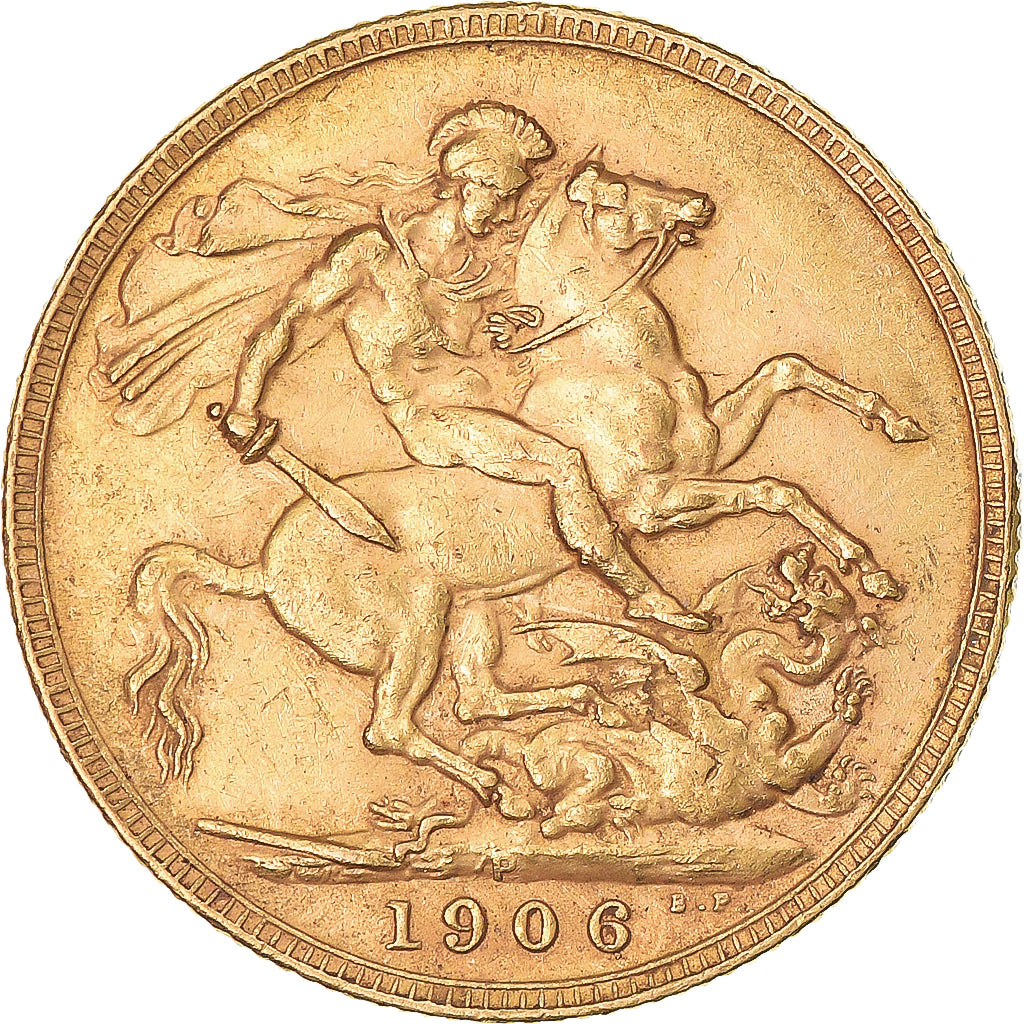 Monnaie, Australie, Edward VII, Sovereign, 1906, Perth, TTB+, Or, KM:15