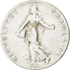 Munten, Frankrijk, Semeuse, 50 Centimes, 1910, ZF, Zilver, KM:854, Gadoury:420